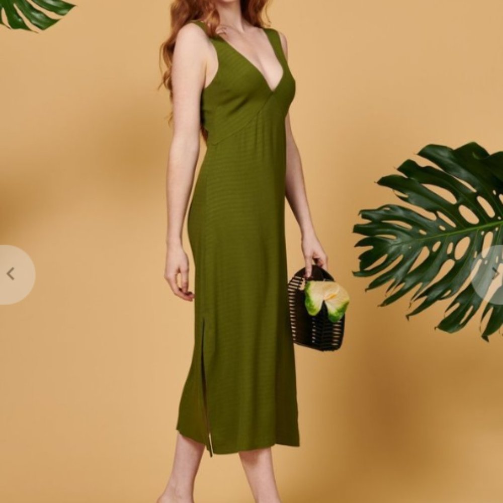 Whimsy and row Ella dress - Emerald